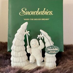 Snowbabies When The Bough Breaks Figurine